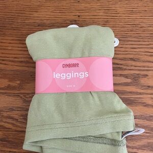 Gymboree girl’s green leggings size 12 NWT